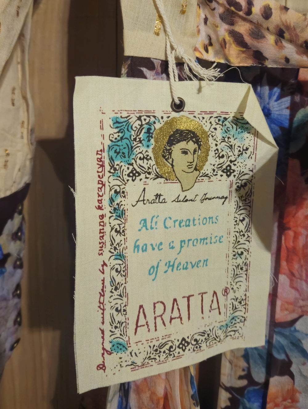 Aratta Floral Dreams Maxi Dress with Brown - Picture 7 of 10